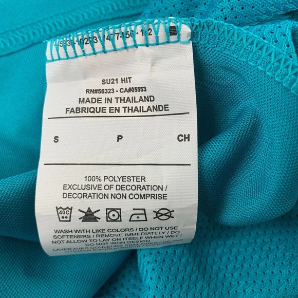 Nike Mens Dri-Fit Academy Soccer Short Sleeve T-Shirt Turquoise S - Picture 5 of 5